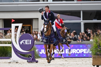 Brash bags a second silver for Britain at the FEI Jumping European Championships Brash bags a second silver for Britain at the FEI Jumping European Championships